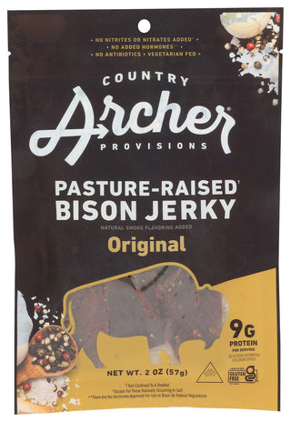 Country Archer Jerky Bison Original - No Plunge - Front