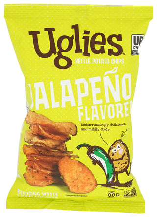 Uglies Chips Kettle Jalapeno - Centre - Front