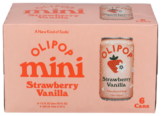Olipop Soda Prb Str Vn Mini 6pk - Centre - Front