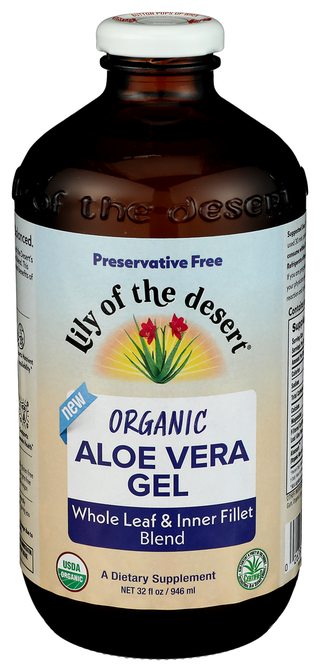 Lily Of The Desert Aloe Vera Gel Blend Pf Org - Centre - Front