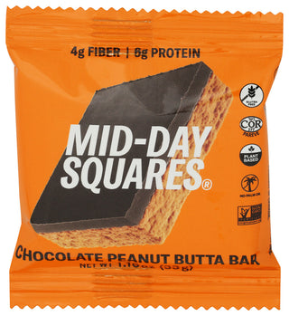 Mid Day Squares Bar Peanut Butta - Centre - Front