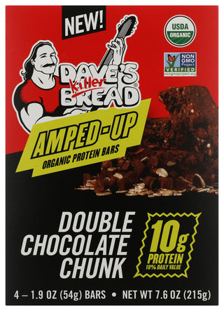 Daves Killer Bread Bar Prtn Choco Chunk - No Plunge - Front