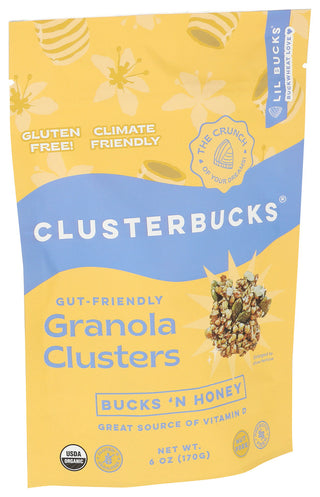 Lil Bucks Granola Bucks Hny Clustr - Left - Front