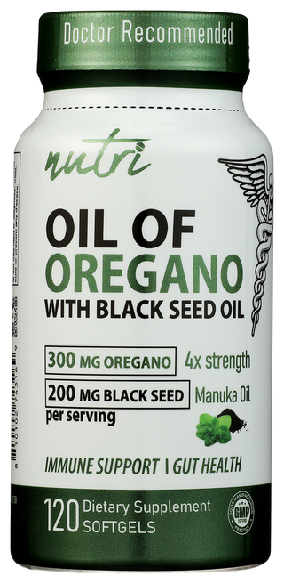 Nutri Oil Of Oregano Blck Seed - No Plunge - Front