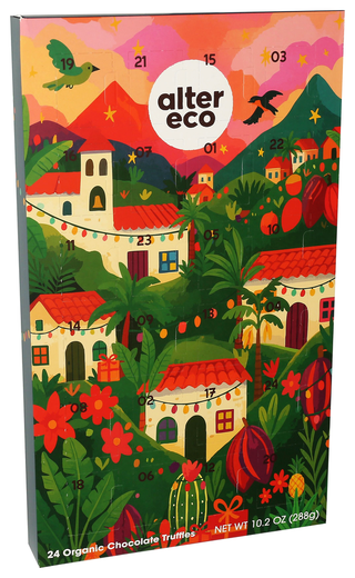 Alter Eco Truffles Choc Advnt Clndr - Left - Front
