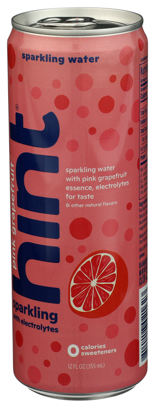 Hint Water Sp Elect Pnk Grpft - Right - Front