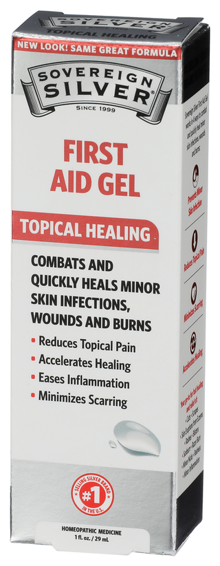 Sovereign Silver Silver First Aid Gel - Right - Front