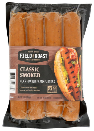 Field Roast Frankfurters Vegan 4pc - No Plunge - Front