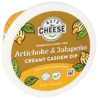 Nuts For Cheese Dip Artchk Jalpno Cashew - Left - Front