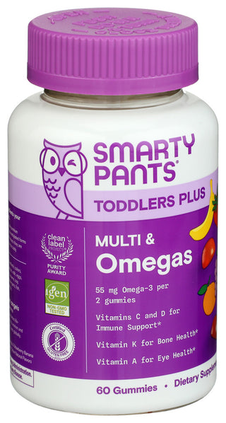 Smartypants Toddler Multi Omega - Left - Front