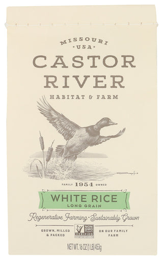 Castor River Farms Rice White Long Grain - Centre - Front