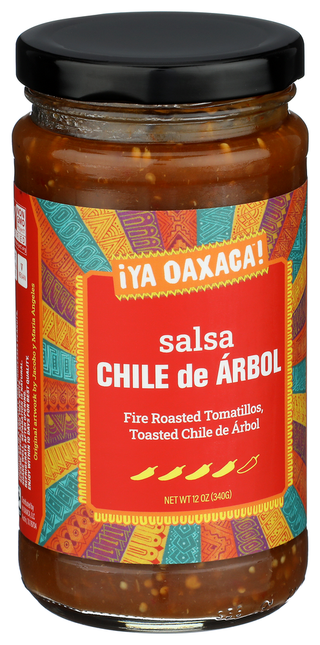 Ya Oaxaca Salsa Chile De Arbol - Left - Front