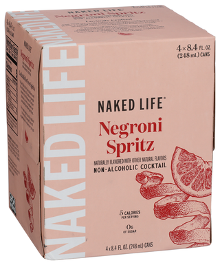 Naked Life Na Cktl Negroni Spr 4pk - Left - Front