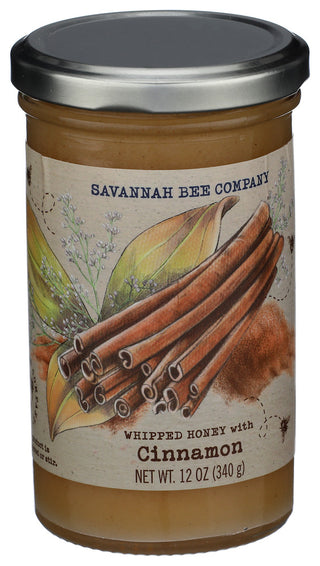 Savannah Bee Co Honey Whipped Cinnamon - Left - Front