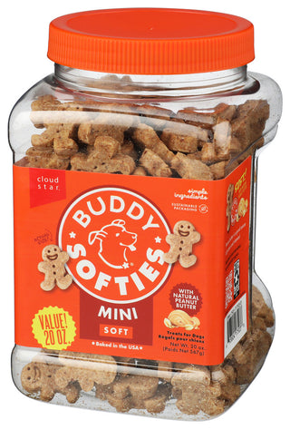 Buddy Biscuits Dog Trt Soft Pnut Butter - Right - Front