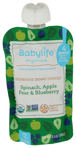 Babylife Pouch Spnch Apl Pr Blbry - Centre - Front