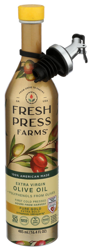 Fresh Press Farms Olive Oil Ev Hgh Plyphnl - Centre - Front
