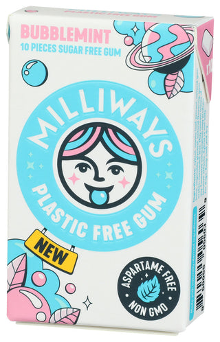 Milliways Gum Bubblemint - Right - Front