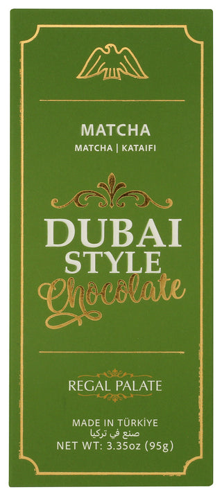 Regal Palate Chocolate Matcha Db - No Plunge - Front