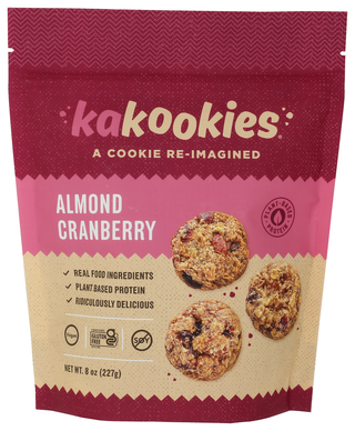 Kakookies Cookie Bites Alm Crnbrry - Centre - Front