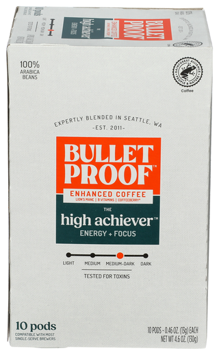 Bulletproof Coffee Pods High Achiever - Centre - Front