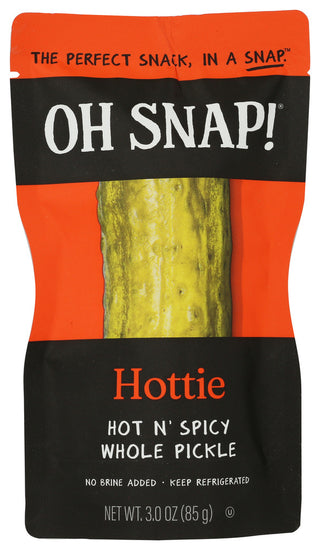 OH SNAP! HOTTIE WHOLE PICKLE, 1 COUNT - No Plunge - Front