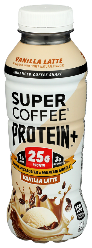 Super Coffee Protein Rtd Vnla Latte - Right - Front
