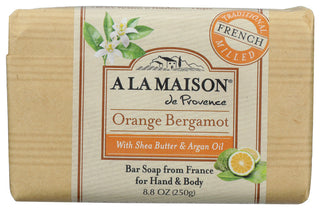 A La Maison Soap Bar Orange Bergamot - No Plunge - Front