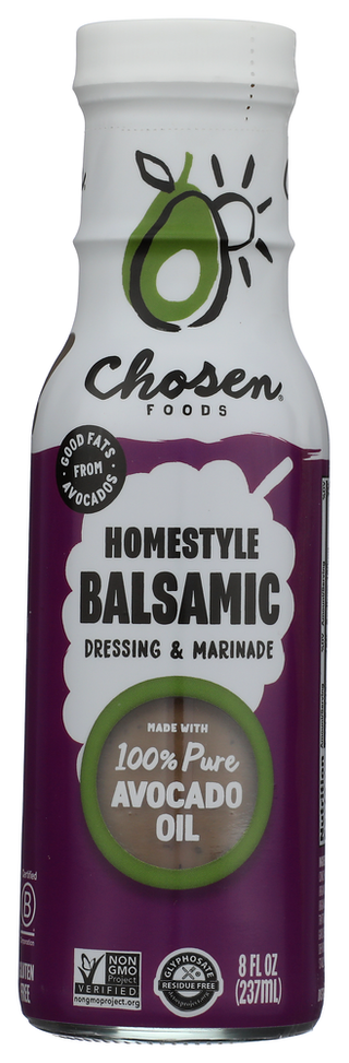 Chosen Foods Dressing Balsamic Hmstyl - No Plunge - Front