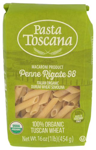 Pasta Toscana Pasta Penne Rigate Org - Centre - Front