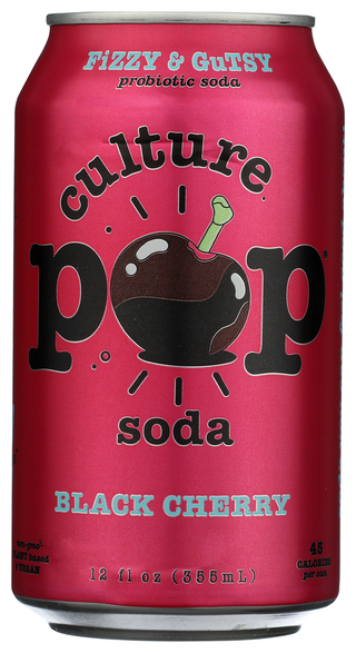 Culture Pop Soda Prob Black Cherry - No Plunge - Front