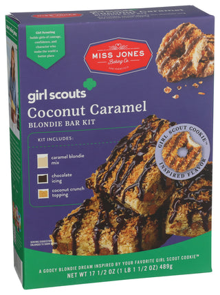 Miss Jones Baking Co Blondie Kit Coconut Crml - Left - Front
