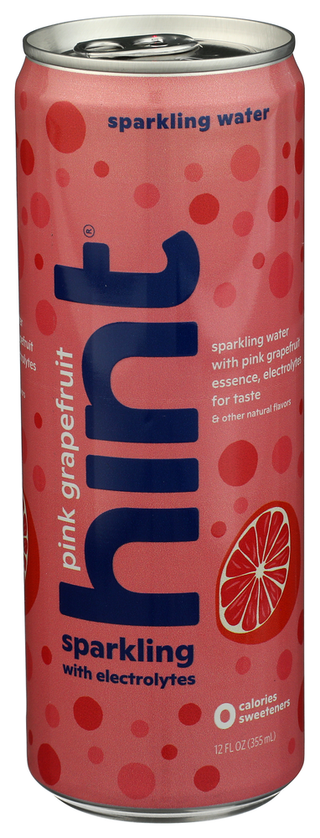 Hint Water Sp Elect Pnk Grpft - Left - Front