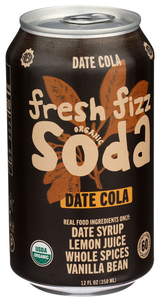 Fresh Fizz Soda Date Cola Org - Left - Front