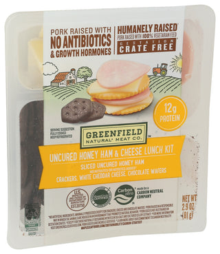 Greenfield Kit Uncured Honey Ham - Left - Front
