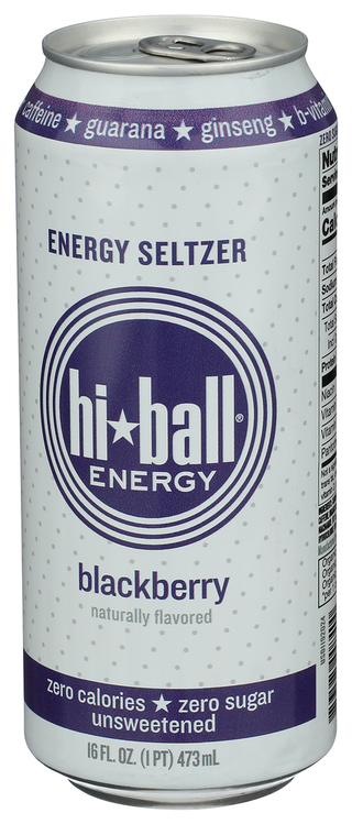 Hiball Bev Enr Sltzr Blackberry - Right - Front
