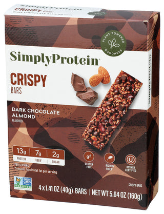 Simplyprotein Bar Snack Dk Choc Amd 4p - Right - Front