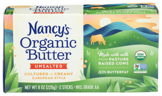 Nancys Butter Unsalted Organic - Centre - Front