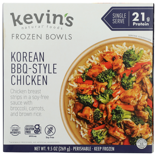 Kevins Natural Foods Bowl Chicken Korean Bbq - No Plunge - Front