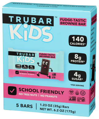 Trubar Bar Kids Fudgt Brwni 5ct - Right - Front