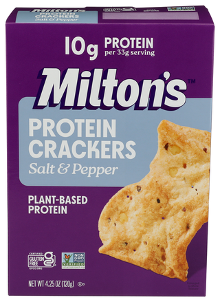 Miltons Cracker Slt Ppr Protein - Centre - Front