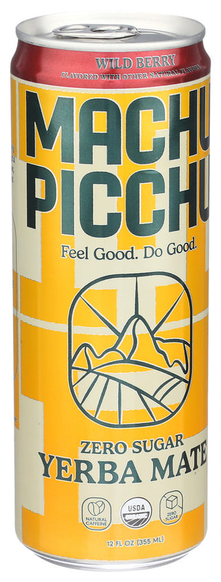 Machu Picchu Yerba Mate Wld Berry Org - Left - Front
