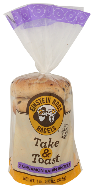 Einstein Noah Resturant Group Inc Bagel Cnnmn Rsn Tk N Tst - Centre - Front