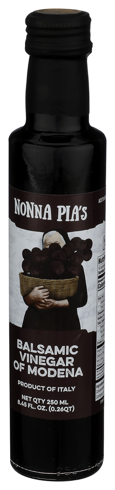 Nonna Pias Vinegar Balsamic - Right - Front