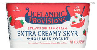 Icelandic Provisions Yogurt Strw And Crm Skyr - No Plunge - Front