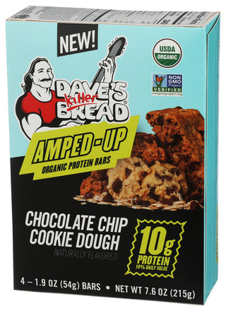 Daves Killer Bread Bar Prtn Cho Chp Cookdgh - Right - Front