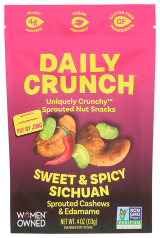Daily Crunch Cashews Sweet & Spicy - No Plunge - Front