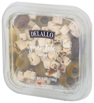 Delallo Salad Greek Feta - Right - Front