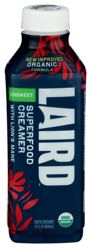 Laird Superfood Creamer Liq Unsweet Org - Centre - Front