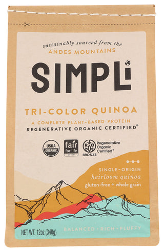 Simpli Quinoa Tricolor Regn Org - No Plunge - Front
